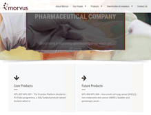 Tablet Screenshot of morvus.com